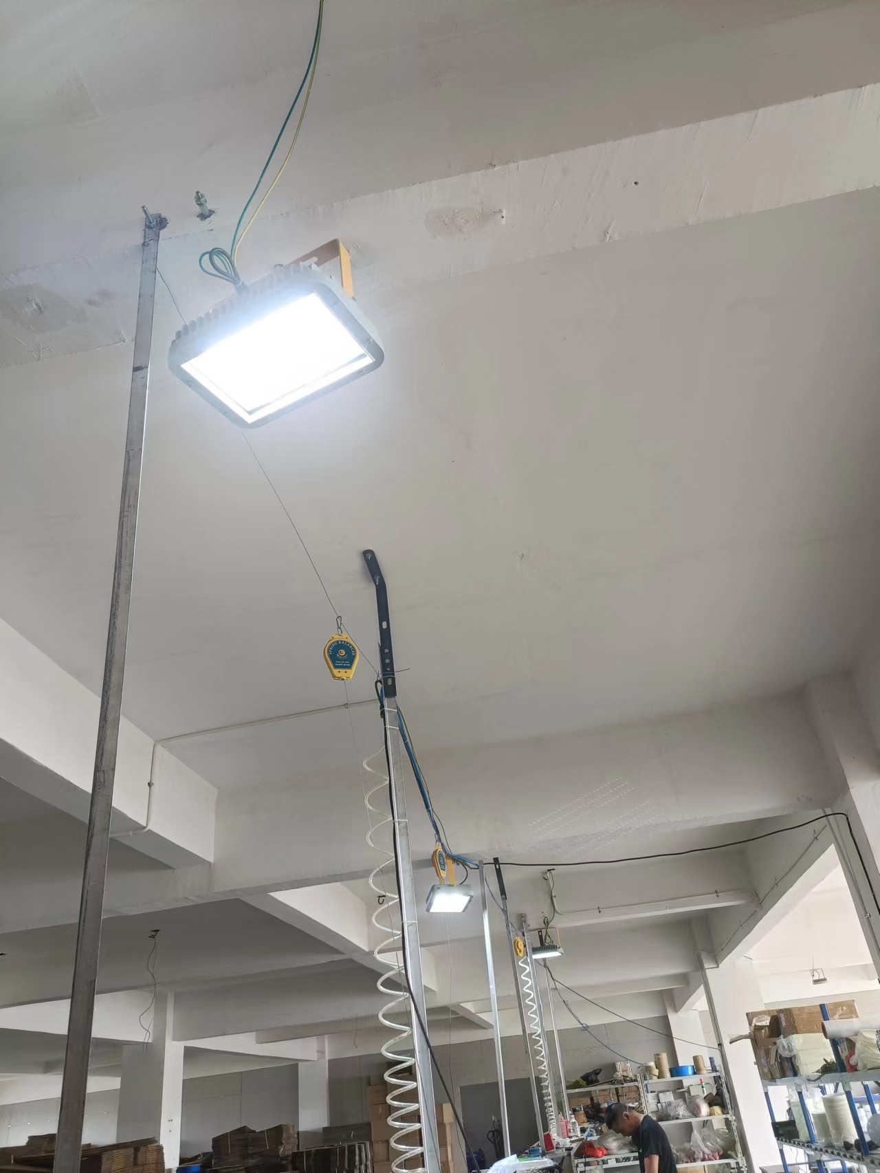 方形LED防爆燈車間應用