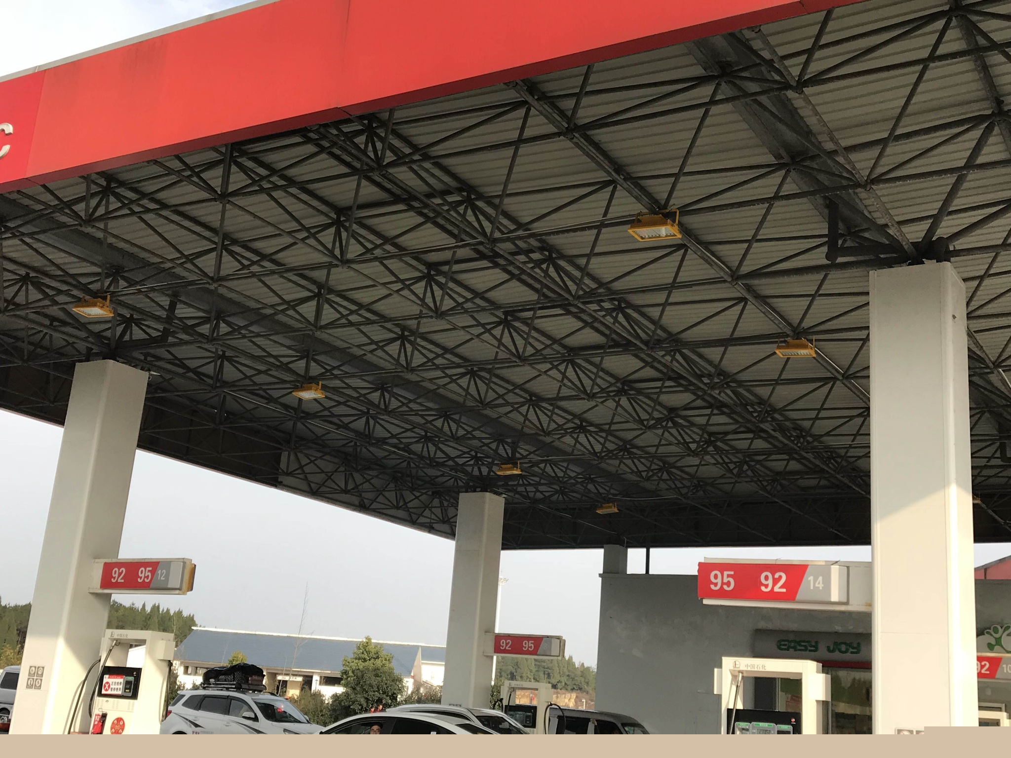 CC97方形LED防爆燈加油站應用